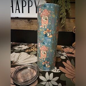 20oz custom Bluey tumbler